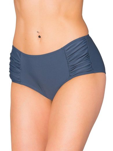 AQUARTI Bikini-Hose Aquarti Damen Bikinihose Hotpants mit seitlichen Raffungen mehr Begrenztes Angebot