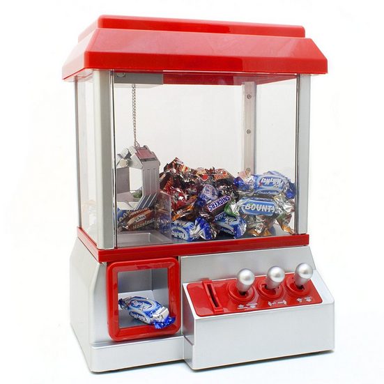 GOODS+GADGETS Spieltisch Candy Grabber Süßigkeitenautomat (Spielautomat), Süßigkeiten Greifautomat mehr Super Rabatt
