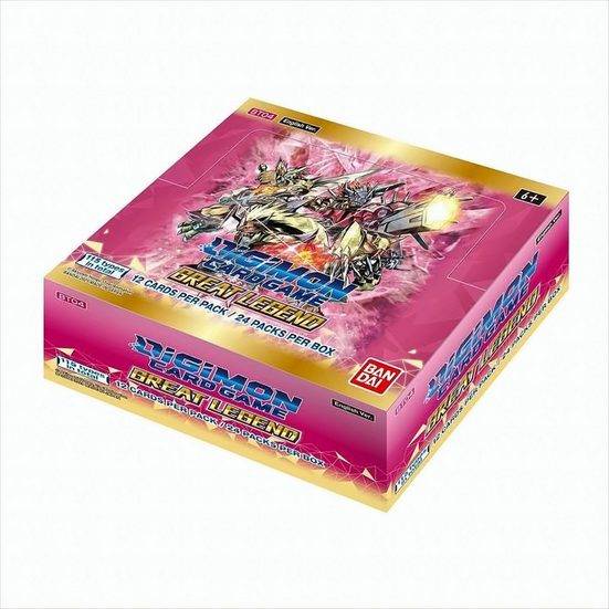 BANDAI Sammelkarte Digimon Card Game - Great Legend BT04 Booster Display englisch mehr