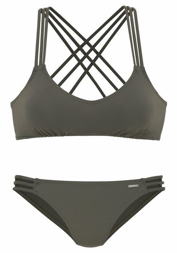 BRUNO BANANI Bustier-Bikini mit Zierbändern mehr Cyber Monday