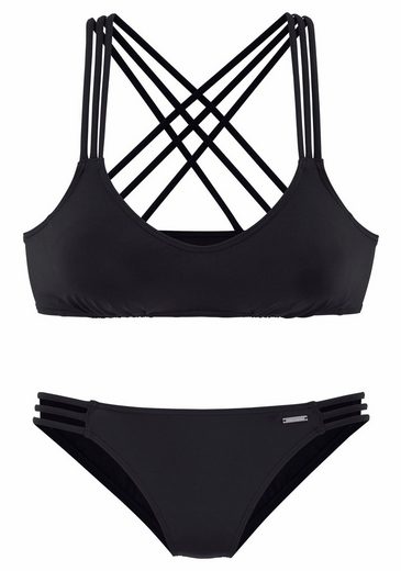 BRUNO BANANI Bustier-Bikini mit Zierbändern mehr Cyber Monday