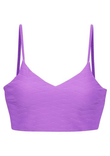 SUNSEEKER Crop-Bikini-Top Loretta mit Strukturmuster mehr Weihnachtsangebot
