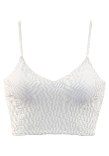 SUNSEEKER Crop-Bikini-Top Loretta mit Strukturmuster mehr Weihnachtsangebot