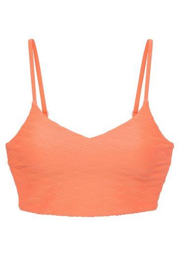 SUNSEEKER Crop-Bikini-Top Loretta mit Strukturmuster mehr Osterangebot