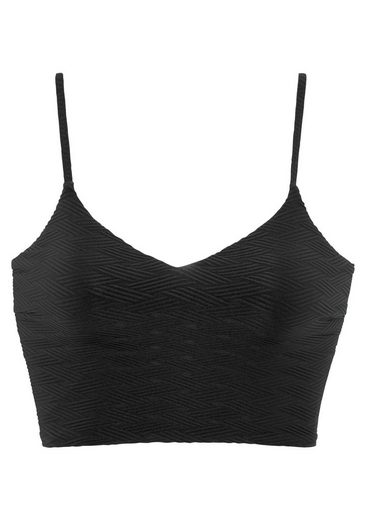 SUNSEEKER Crop-Bikini-Top Loretta mit Strukturmuster mehr Osterangebot