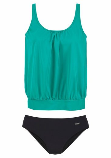 LASCANA Oversize-Tankini Miederverstärkung am Cup, Unterbrustgummi rundum, verstellbare Träger mehr Kauf eins, bekomm eins gratis