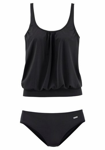 LASCANA Oversize-Tankini Miederverstärkung am Cup, Unterbrustgummi rundum, verstellbare Träger mehr Kauf eins, bekomm eins gratis