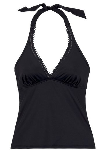 S.OLIVER Bügel-Tankini-Top Aiko mit Häkeloptik mehr Tiefpreis