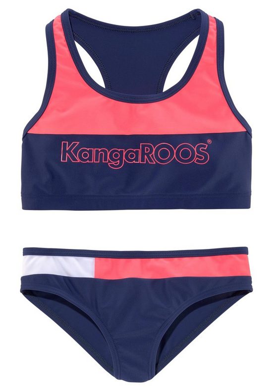 KANGAROOS Bustier-Bikini Energy Kids (1-St) im Colourblocking-Design mehr