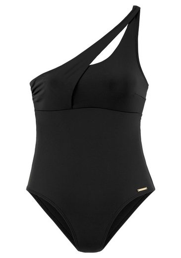 BRUNO BANANI Badeanzug mit asymmetrischem Schnitt mehr Begrenzte Freigabe