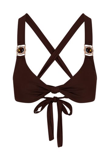MODA MINX Triangel-Bikini-Top Amour Knot mehr Clearance-Verkauf