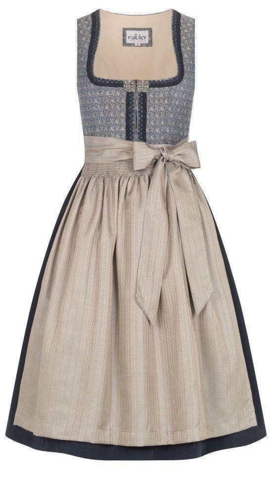 NÜBLER Dirndl Dirndl midi Leni in Blau von Nübler mehr Große Rabatte