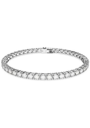 SWAROVSKI Tennisarmband Matrix, Rundschliff mit Swarovski® Kristall mehr 50% Rabatt mit kostenlosem Versand
