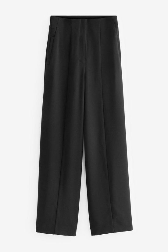 NEXT Stoffhose Figurbetonte Hose mit besonders weitem Bein 1-tlg mehr Osterangebot