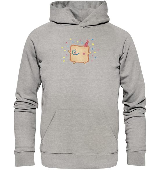 MR. & MRS. PANDA Hoodie Größe XXL Toast Party - Heather Grey - Geschenk, Kapuzenpullover, Jah (1-tlg) Besonders weich mehr