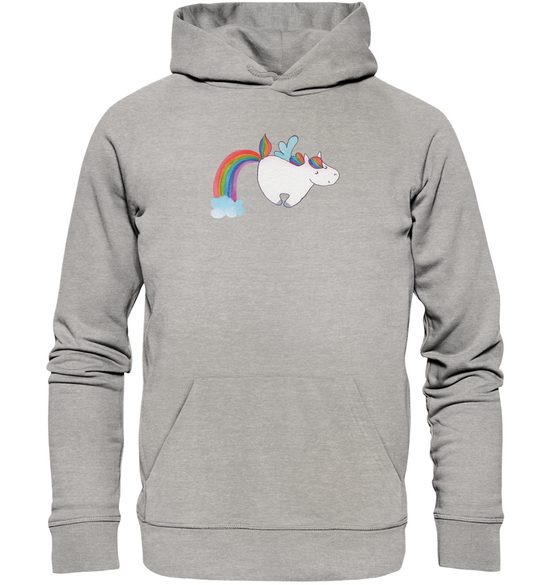 MR. & MRS. PANDA Hoodie Größe XXL Einhorn Pegasus - Heather Grey - Geschenk, Erwachsenwerden (1-tlg) Besonders weich mehr
