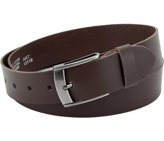 COLOGNEBELT Ledergürtel E31-SL Schlicht dennoch modern mit Dornschließe, MADE IN GERMANY mehr 50% Rabatt mit kostenlosem Versand