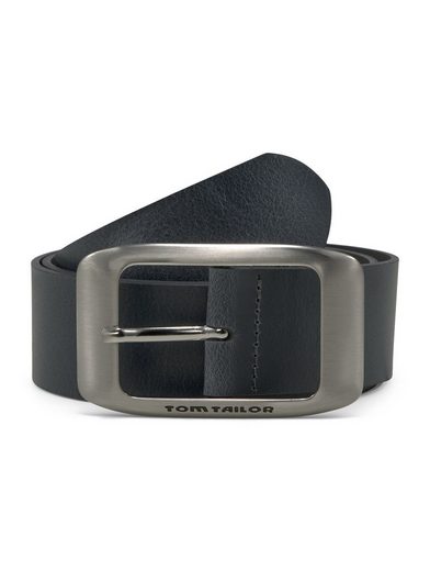 TOM TAILOR Ledergürtel TTAMY 4 cm breiter Damengürtel, Jeans und Casual mehr Fabrikladen