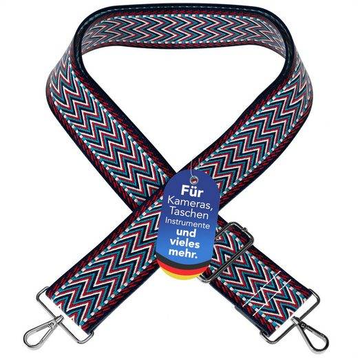 EAZY CASE Schulterriemen Schultergurte für Taschen gemustert Wechselband Taschenriemen Festivalbag verstellbar universal Violett mehr Saisonschlussverkauf