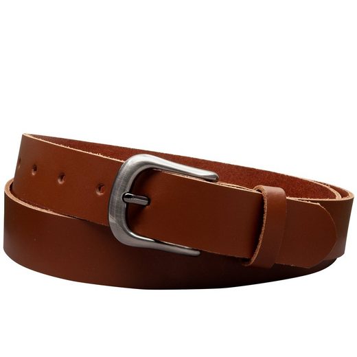 COLOGNEBELT Ledergürtel C24-SL Schlicht dennoch modern mit Dornschließe, MADE IN GERMANY mehr Top Angebot