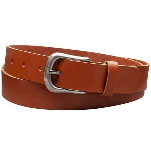 COLOGNEBELT Ledergürtel C24-SL Schlicht dennoch modern mit Dornschließe, MADE IN GERMANY mehr Neueste Mode