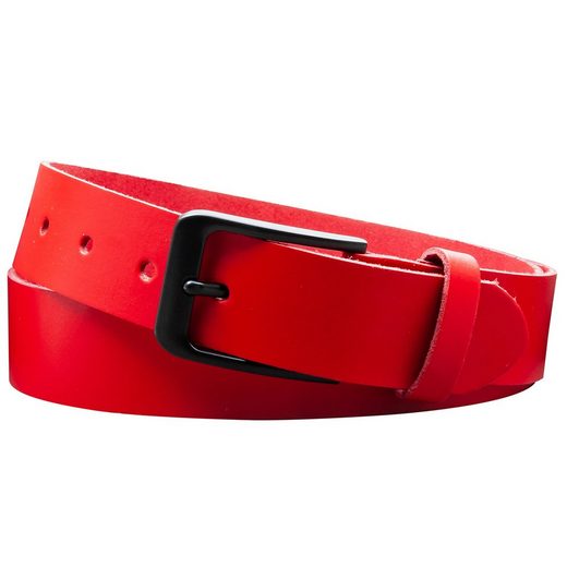 COLOGNEBELT Ledergürtel D12-SL Schlicht dennoch modern mit Dornschließe, MADE IN GERMANY mehr Exklusive Angebote