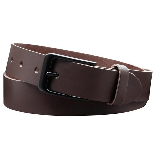 COLOGNEBELT Ledergürtel D12-SL Schlicht dennoch modern mit Dornschließe, MADE IN GERMANY mehr Blitzangebot