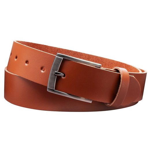 COLOGNEBELT Ledergürtel D18-SL Schlicht dennoch modern mit Dornschließe, MADE IN GERMANY mehr Begrenzte Freigabe