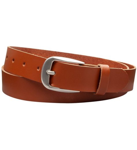 COLOGNEBELT Ledergürtel C2-SL Schlicht dennoch modern mit Dornschließe, MADE IN GERMANY mehr Im Verkauf