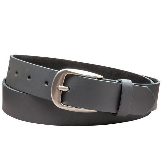 COLOGNEBELT Ledergürtel C2-SL Schlicht dennoch modern mit Dornschließe, MADE IN GERMANY mehr Auslauf