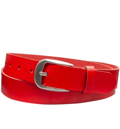 COLOGNEBELT Ledergürtel C2-SL Schlicht dennoch modern mit Dornschließe, MADE IN GERMANY mehr Auslauf