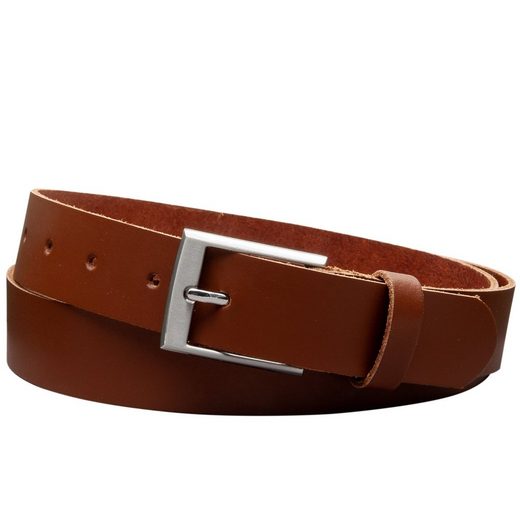 COLOGNEBELT Ledergürtel C9-SL Schlicht dennoch modern mit Dornschließe, MADE IN GERMANY mehr Kostenloser Versand