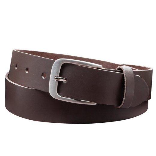COLOGNEBELT Ledergürtel D28-SL Schlicht dennoch modern mit Dornschließe, MADE IN GERMANY mehr Fabrikpreis