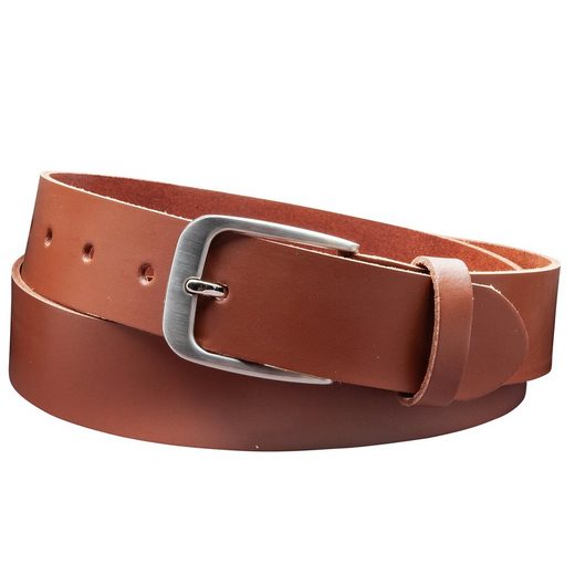 COLOGNEBELT Ledergürtel D28-SL Schlicht dennoch modern mit Dornschließe, MADE IN GERMANY mehr Fabrikpreis