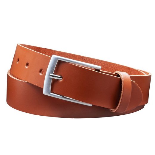 COLOGNEBELT Ledergürtel D21-SL Schlicht dennoch modern mit Dornschließe, MADE IN GERMANY mehr