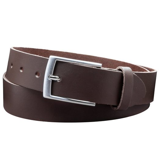 COLOGNEBELT Ledergürtel D21-SL Schlicht dennoch modern mit Dornschließe, MADE IN GERMANY mehr Günstig kaufen