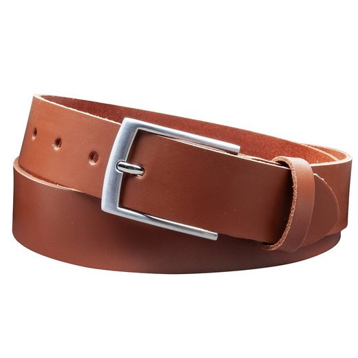 COLOGNEBELT Ledergürtel D21-SL Schlicht dennoch modern mit Dornschließe, MADE IN GERMANY mehr Günstig kaufen