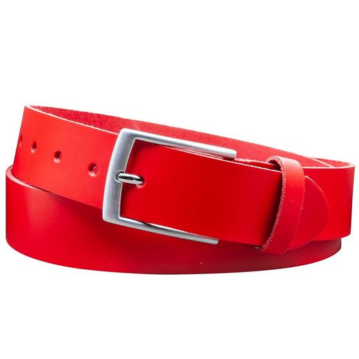 COLOGNEBELT Ledergürtel D21-SL Schlicht dennoch modern mit Dornschließe, MADE IN GERMANY mehr Günstig kaufen