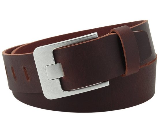 COLOGNEBELT Ledergürtel F1-PL Schlicht dennoch modern mit Dornschließe, MADE IN GERMANY mehr Blitzangebot