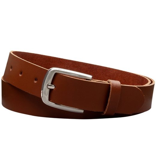 COLOGNEBELT Ledergürtel C15-SL Schlicht dennoch modern mit Dornschließe, MADE IN GERMANY mehr Nur für heute