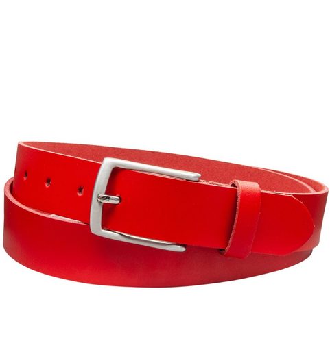 COLOGNEBELT Ledergürtel C11-SL Schlicht dennoch modern mit Dornschließe, MADE IN GERMANY mehr Vierteljährliche Förderung