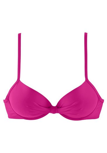 S.OLIVER Bügel-Bikini-Top Spain mit geraffter Mitte mehr Fabrikladen