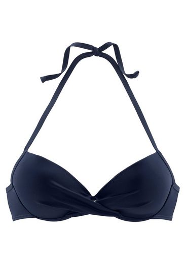 S.OLIVER Push-Up-Bikini-Top Spain in Wickeloptik mehr Black Friday Preise
