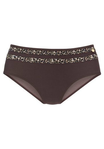 LASCANA Highwaist-Bikini-Hose Adele mit trendigen Details mehr