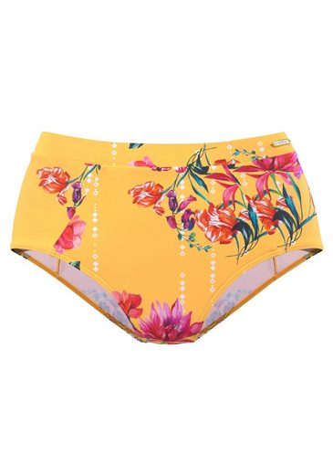SUNSEEKER Highwaist-Bikini-Hose Modern mit floralem Design mehr