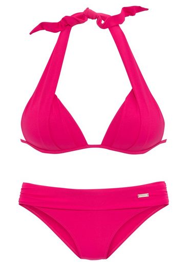 LASCANA Triangel-Bikini im Nacken zu binden, wattierte Cups, mit eingearbeiteten Kissen mehr Sonderangebot