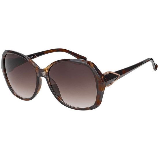 BEZLIT EYEWEAR Pilotenbrille Rundglas Designer Damen Sonnenbrille (1-St) mit schwarz, braun und violetten Linsen mehr