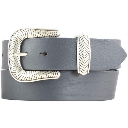 BELTINGER Ledergürtel Designer-Gürtel aus Vollrindleder mit Metall-Schlaufe 4 cm - Jeans-Gür 1-St mehr Hotsell