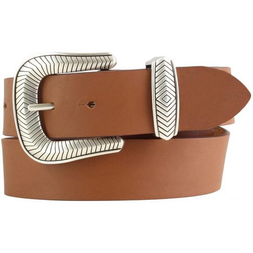 BELTINGER Ledergürtel Designer-Gürtel aus Vollrindleder mit Metall-Schlaufe 4 cm - Jeans-Gür 1-St mehr Hotsell