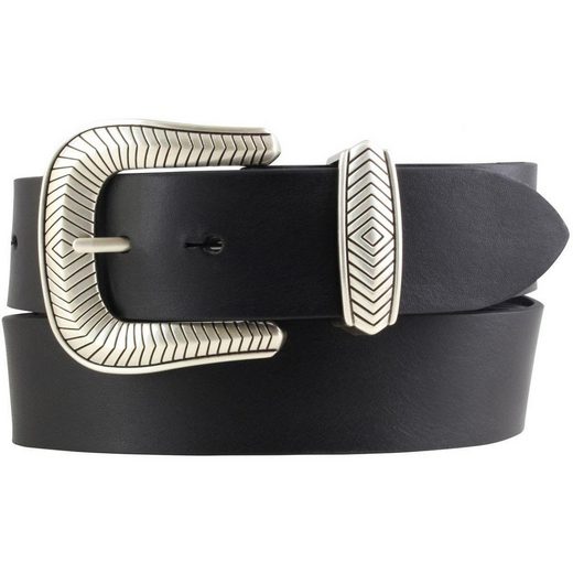 BELTINGER Ledergürtel Designer-Gürtel aus Vollrindleder mit Metall-Schlaufe 4 cm - Jeans-Gür 1-St mehr im Angebot